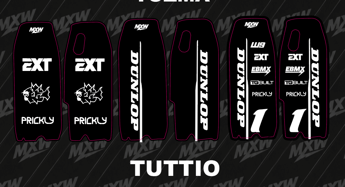 Tuttio Fork Guard Decals - MXwraps