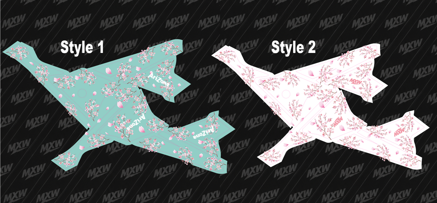 Yozma Cherry Blossom Graphics Kit