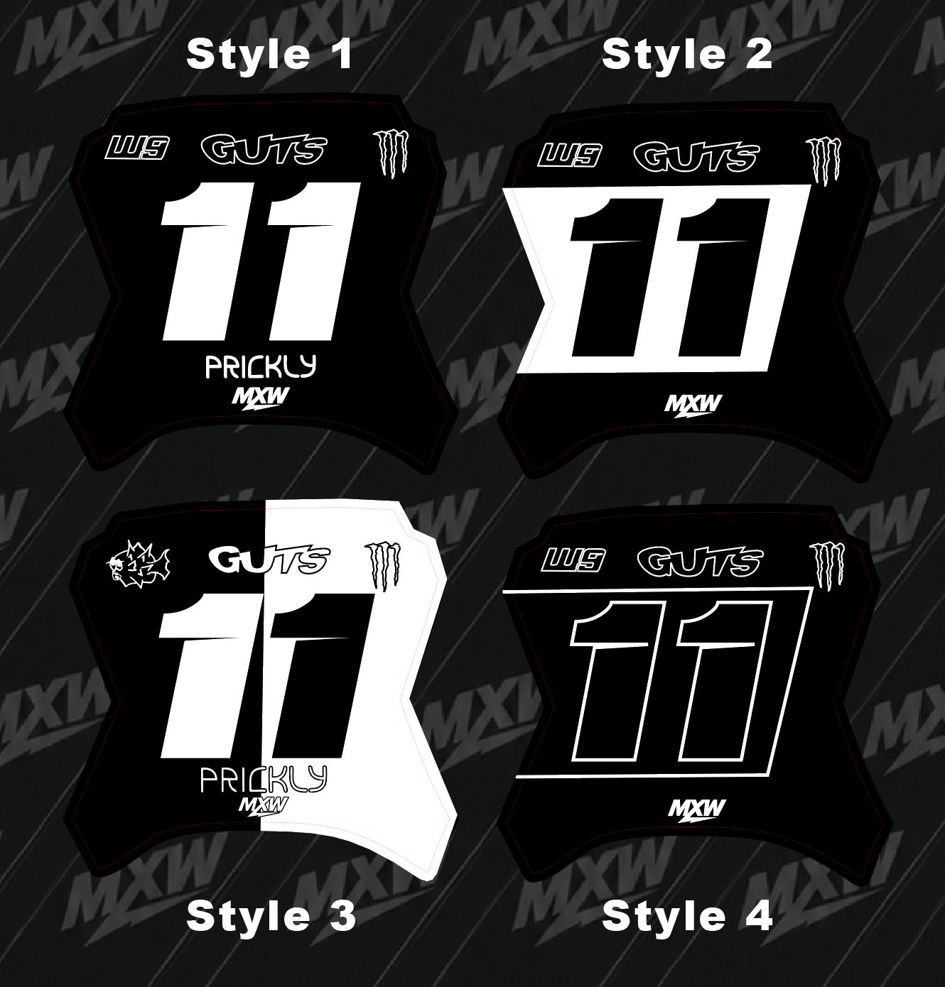 Yozma Front Plate Decal
