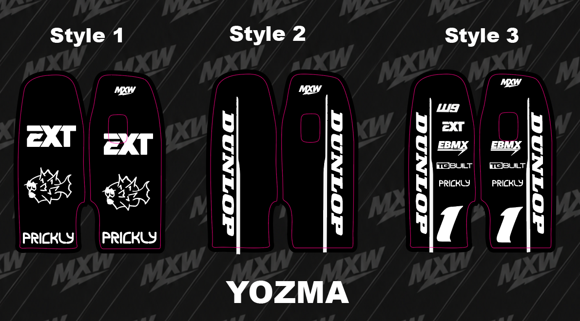 Yozma Fork Guard Decals