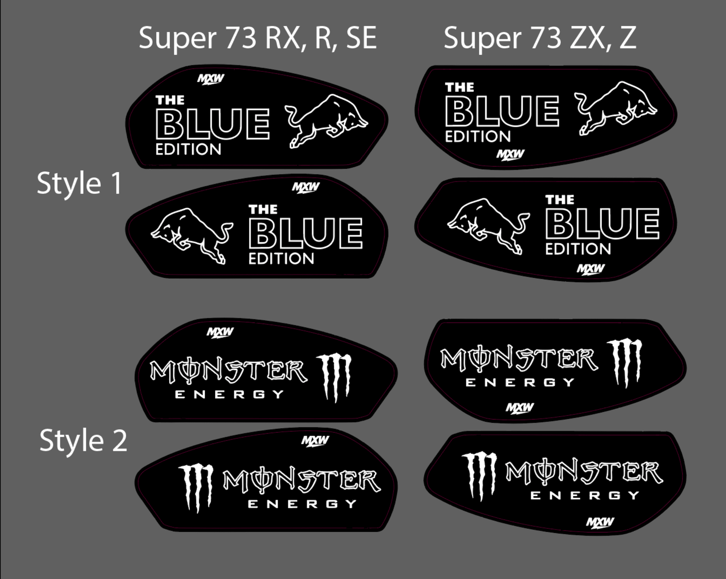 Energy Edition Super73 Battery Decals - MXwraps