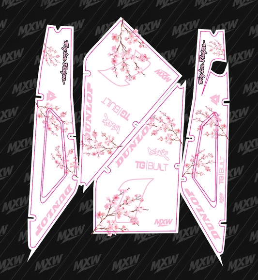 Cherry Blossom HeyBike Graphics Kit