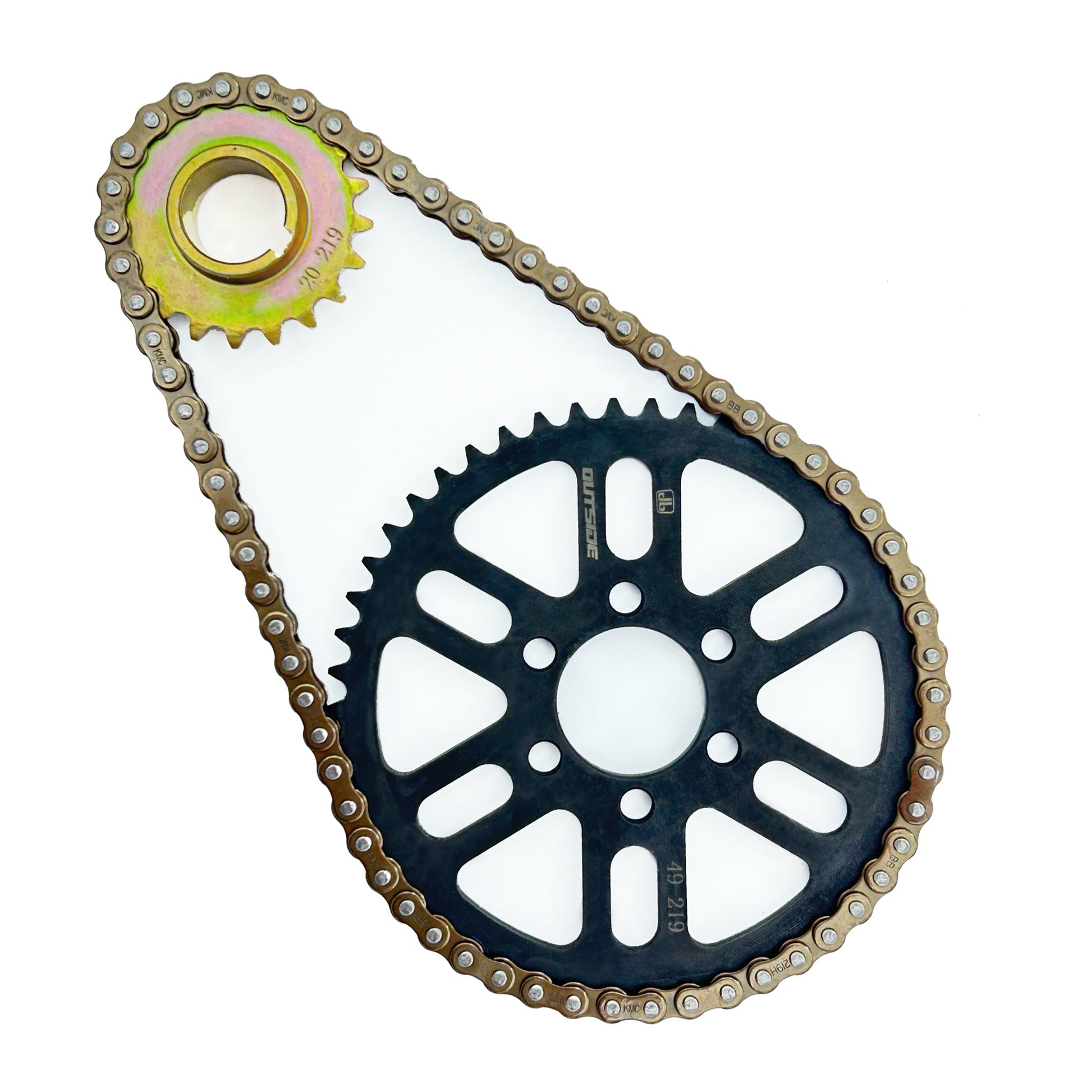 Primary Belt to Economy Chain Conversion Kit | 219 | KMC Non-Sealed | Surron LBX - MXwraps