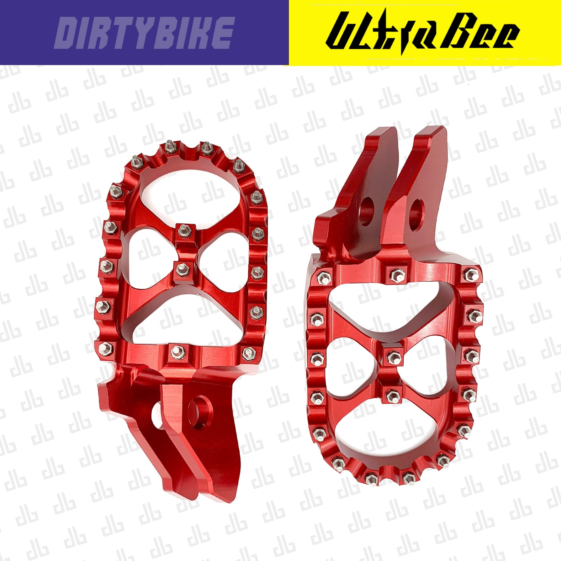 Foot Pegs Aluminum CNC Heavy Duty | Sur - Ron Ultra Bee - MXwraps