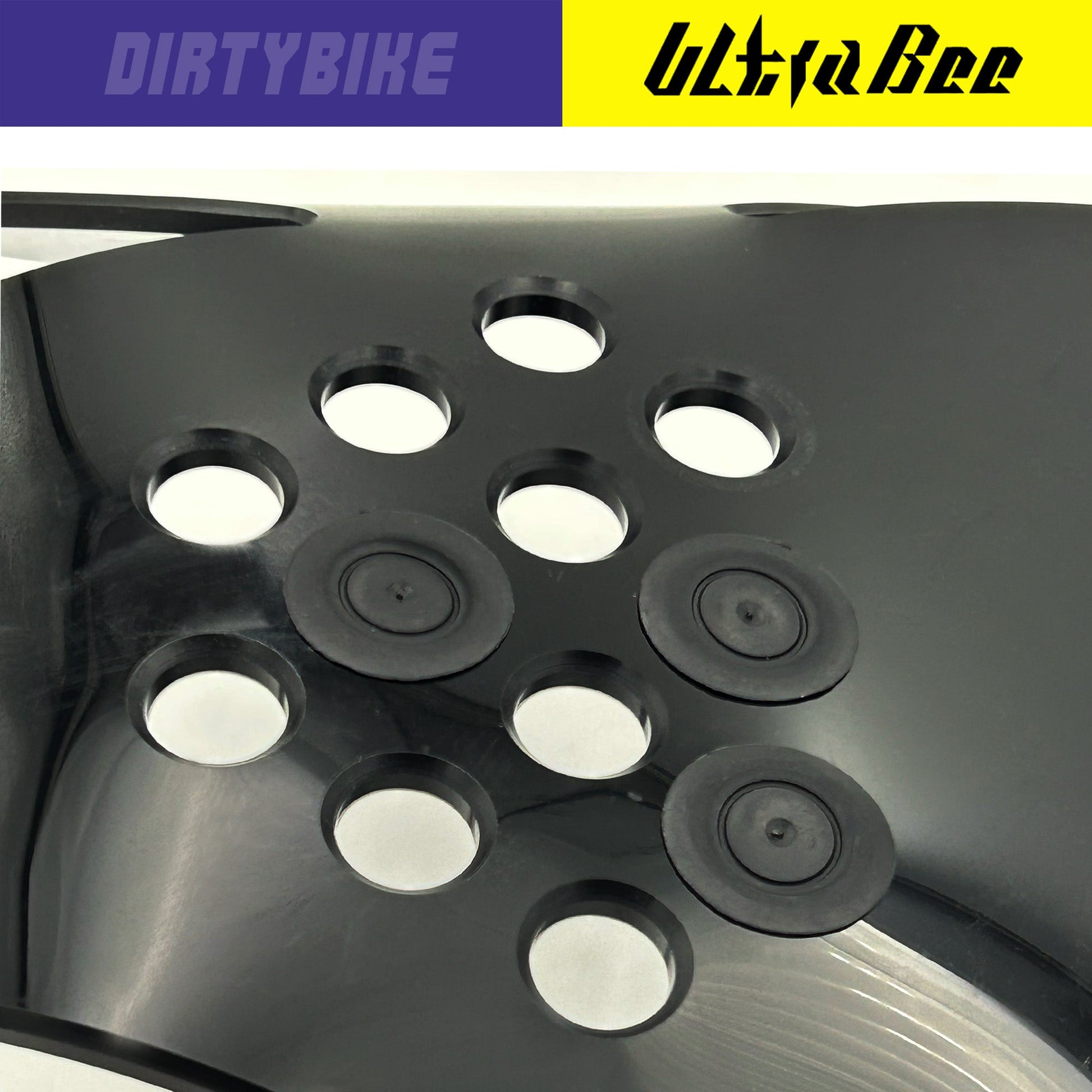 Hard Enduro Skid Plate Mud Plugs | Surron Ultra Bee - MXwraps