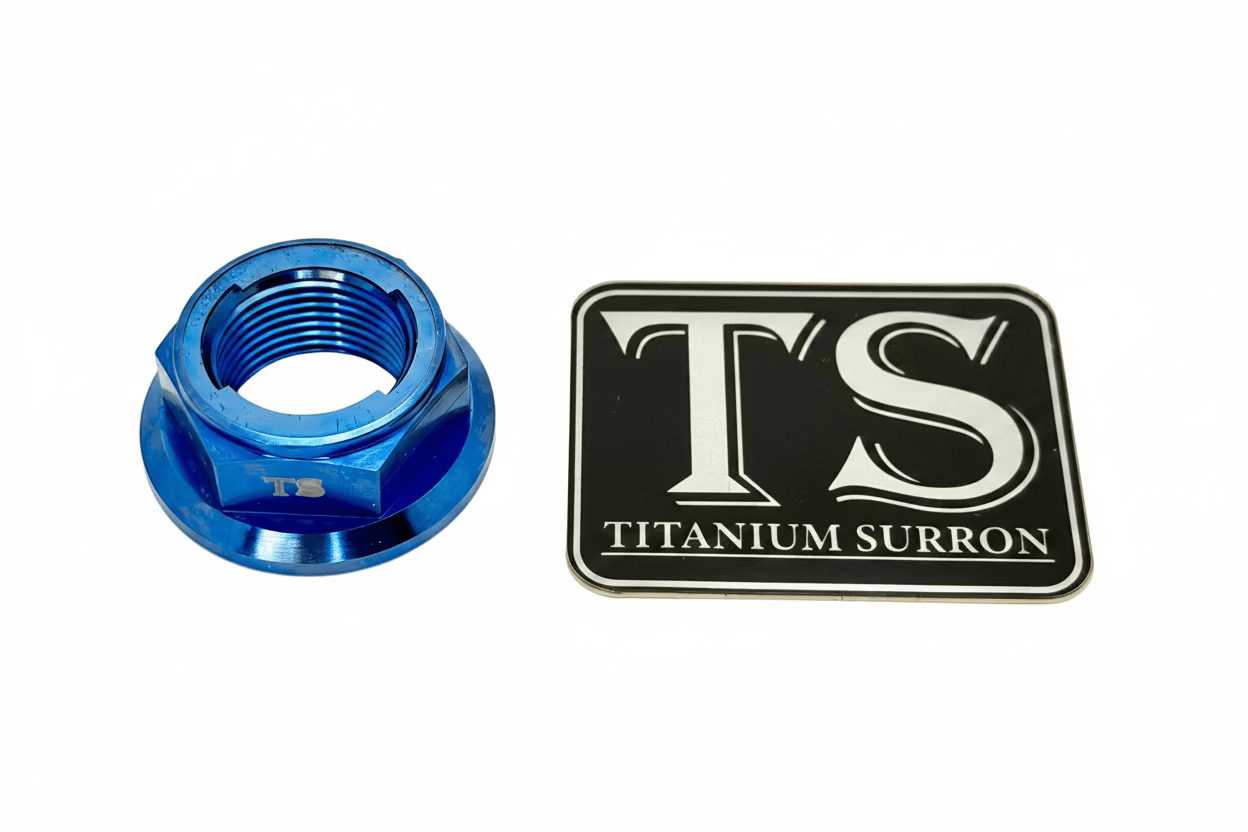 Titanium Rear Axle Nut - E-Moto - MXwraps