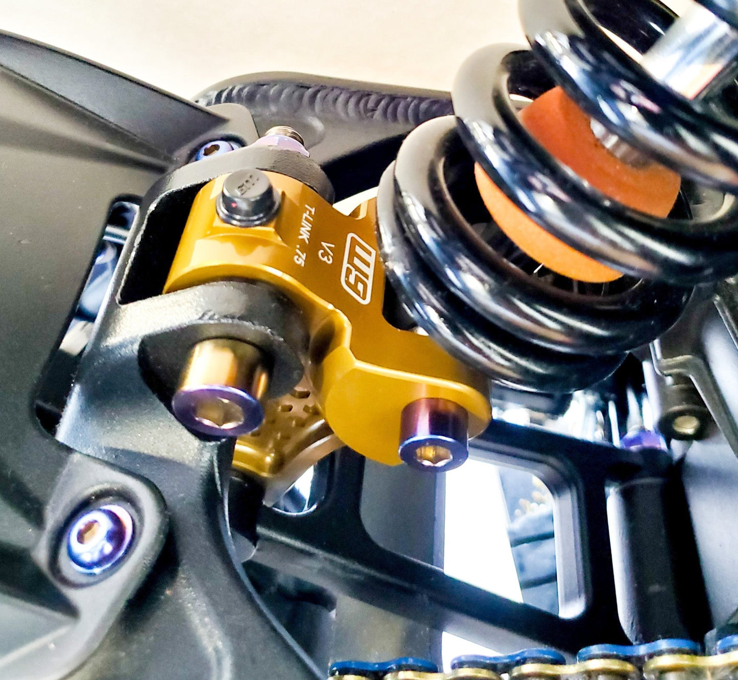 Warp 9 Talaria Sting Rear Suspension Riser Linkage - MXwraps