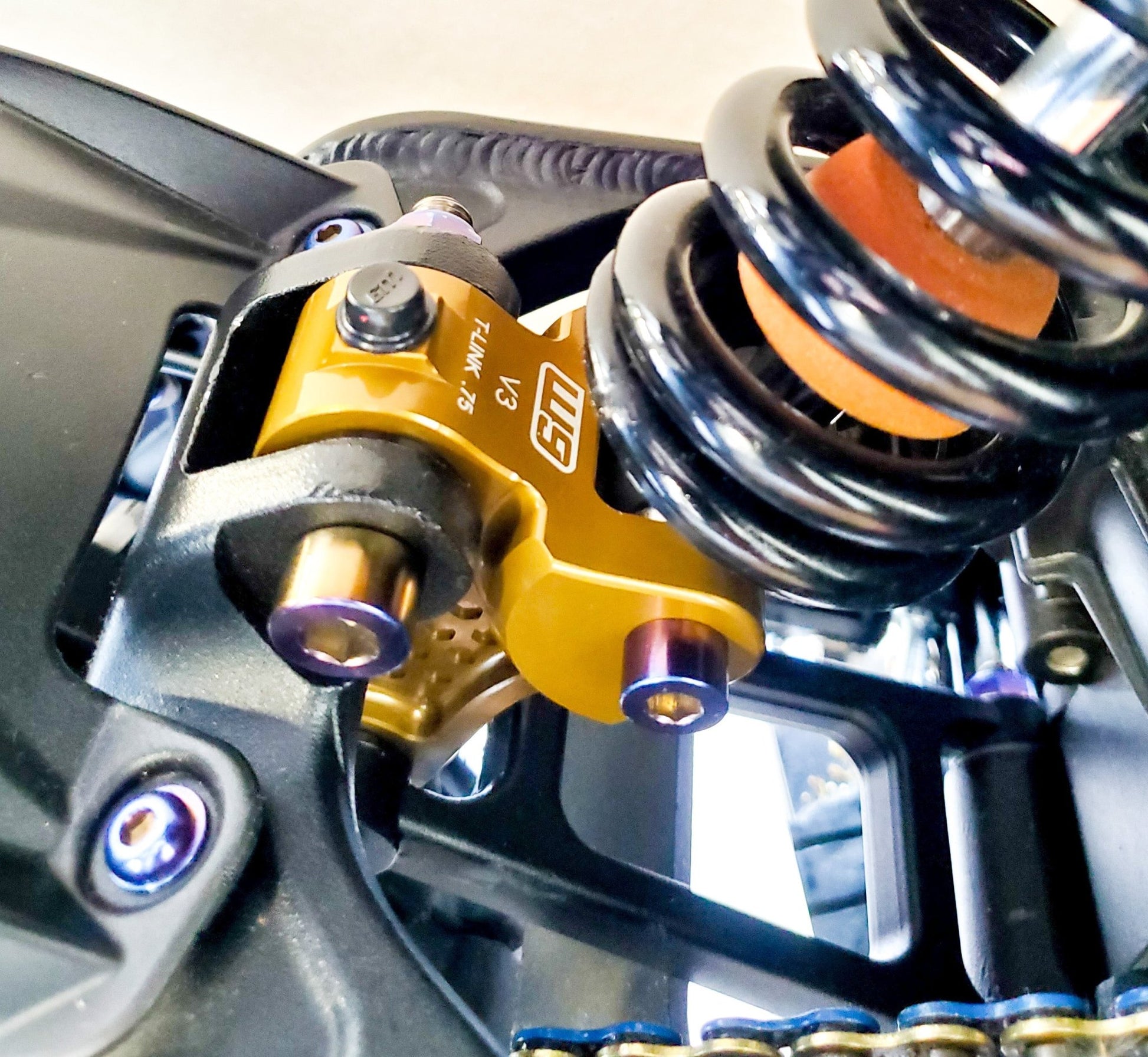 Warp 9 Talaria Sting Rear Suspension Riser Linkage - MXwraps