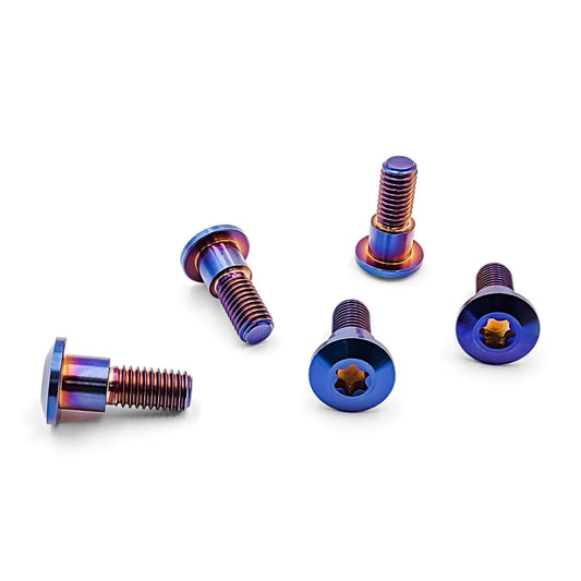Titanium Rear Sprocket Bolts – Talaria MX5 (Burnt Blue)
