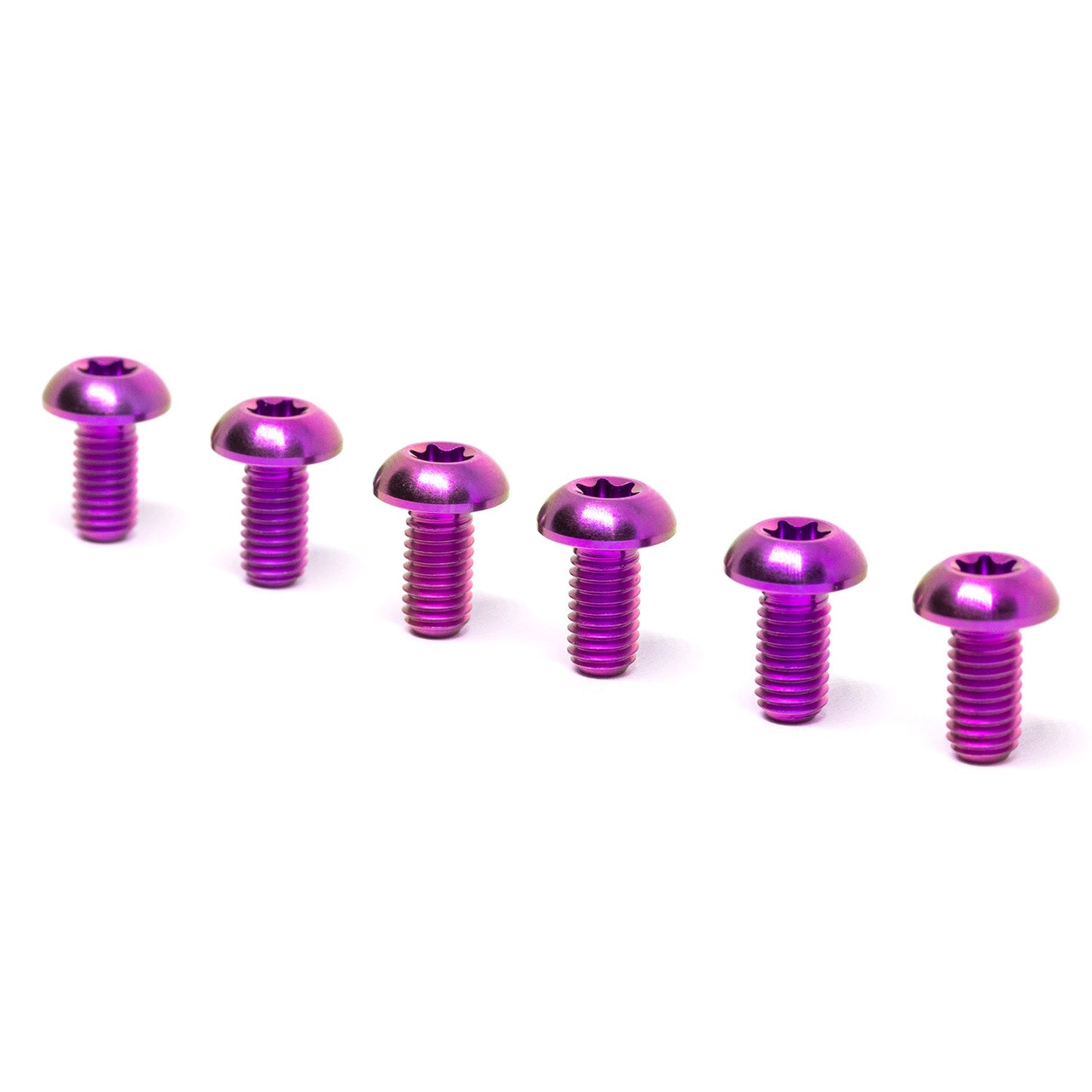 Titanium Front Rotor Bolts 6-Pack [M5x10mm] - MXwraps