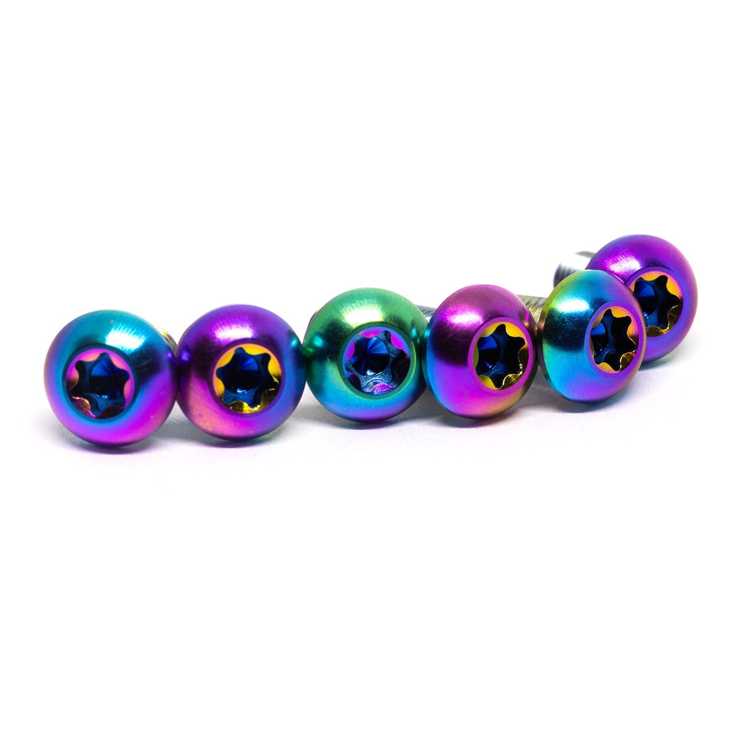 Titanium Front Rotor Bolts 6-Pack [M5x10mm] - MXwraps