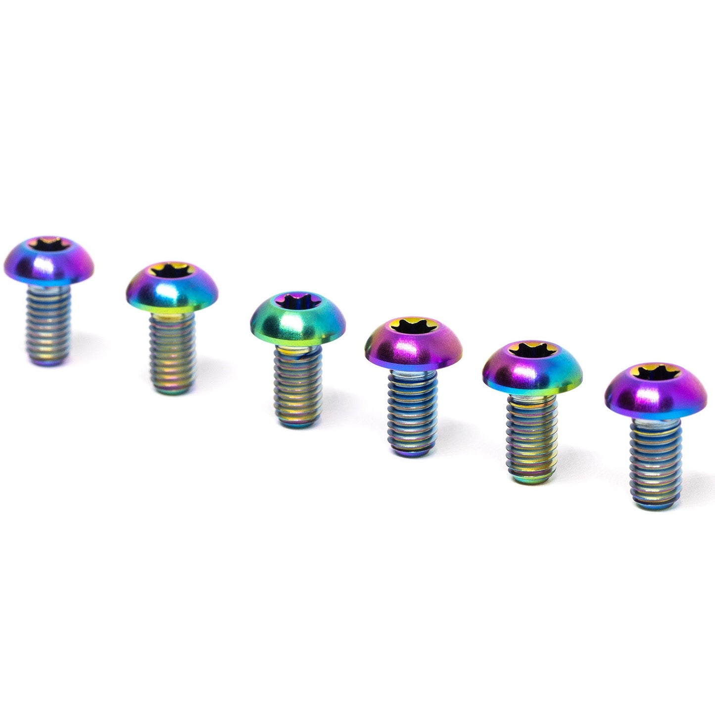 Titanium Front Rotor Bolts 6-Pack [M5x10mm] - MXwraps