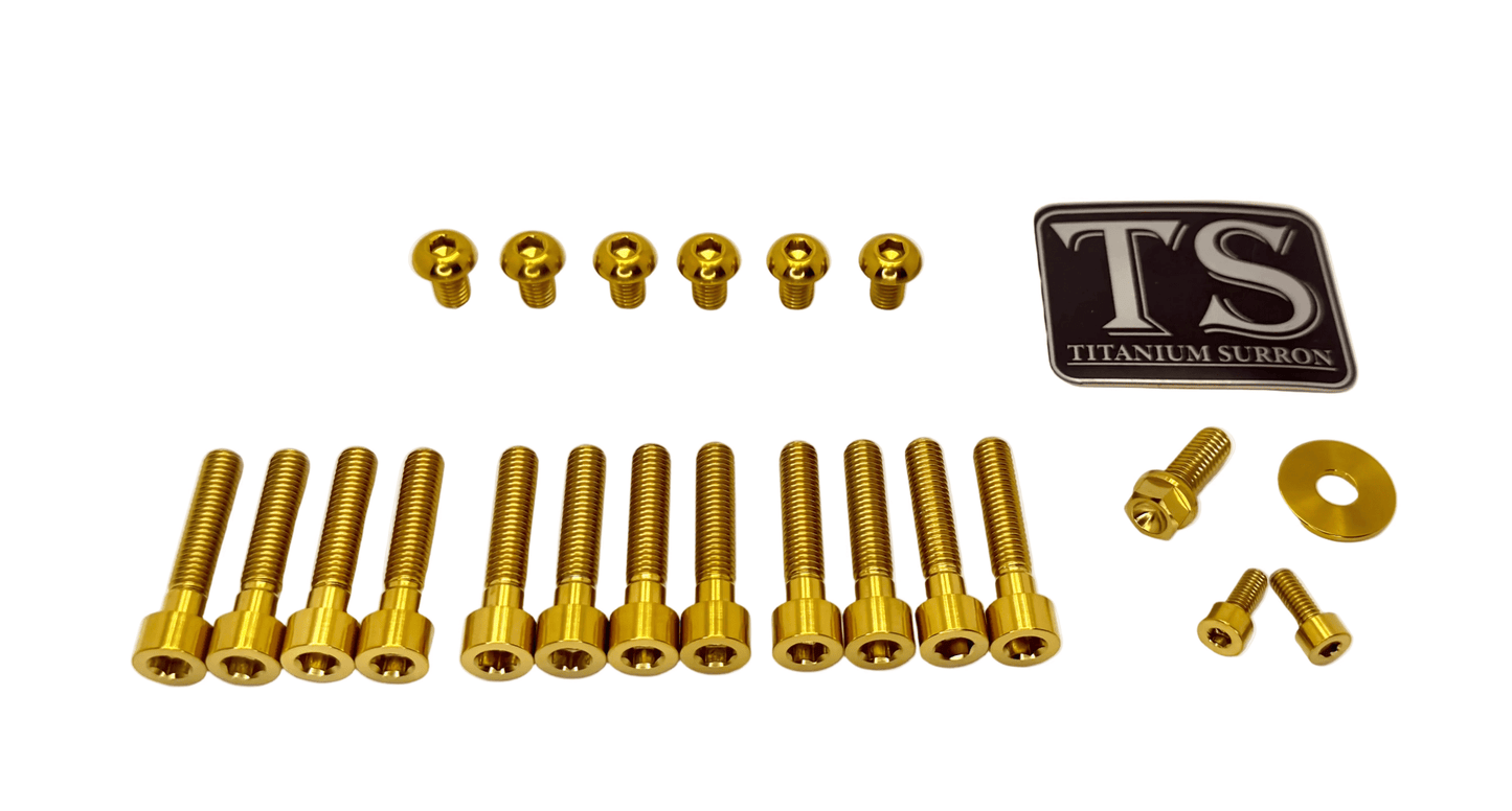 Titanium Bolt Kit for Sirris F43 Fork (22 Pieces) - MXwraps