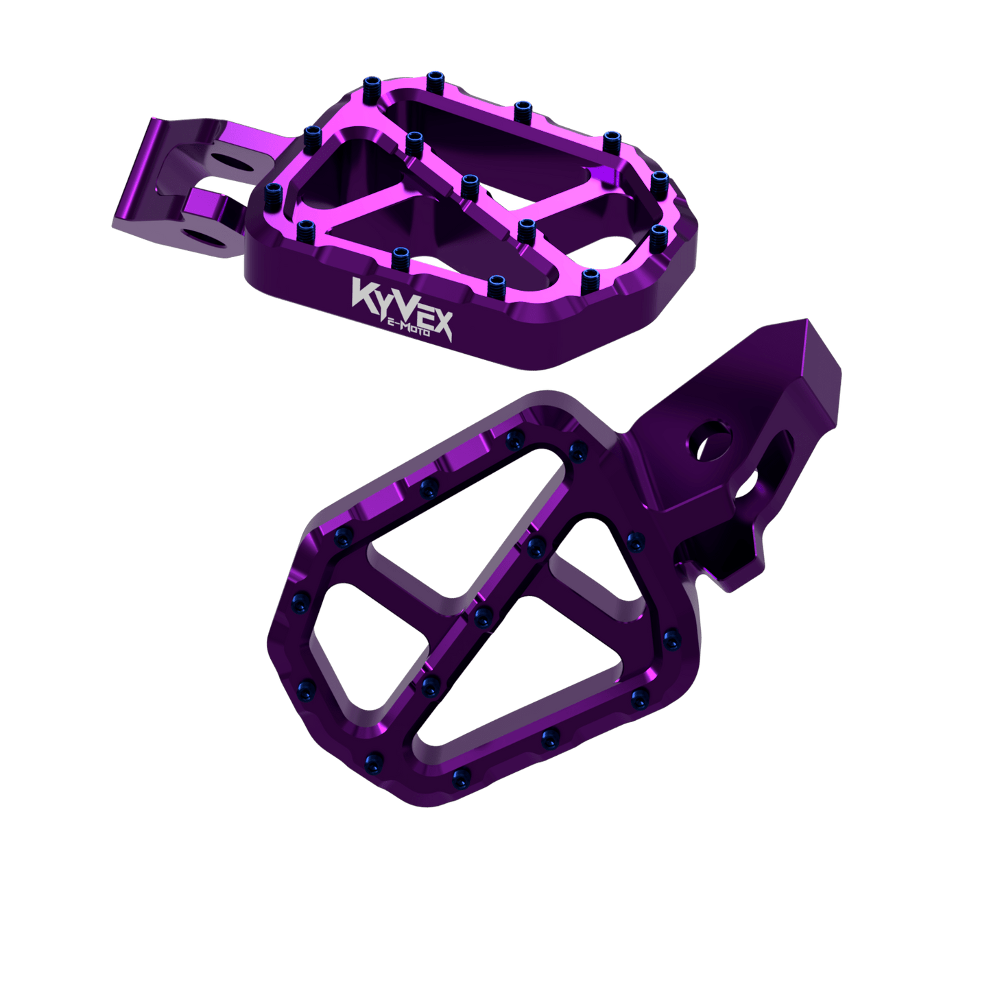 KyVex Billet Wide Foot Pegs - Ultra Bee Compatible - MXwraps