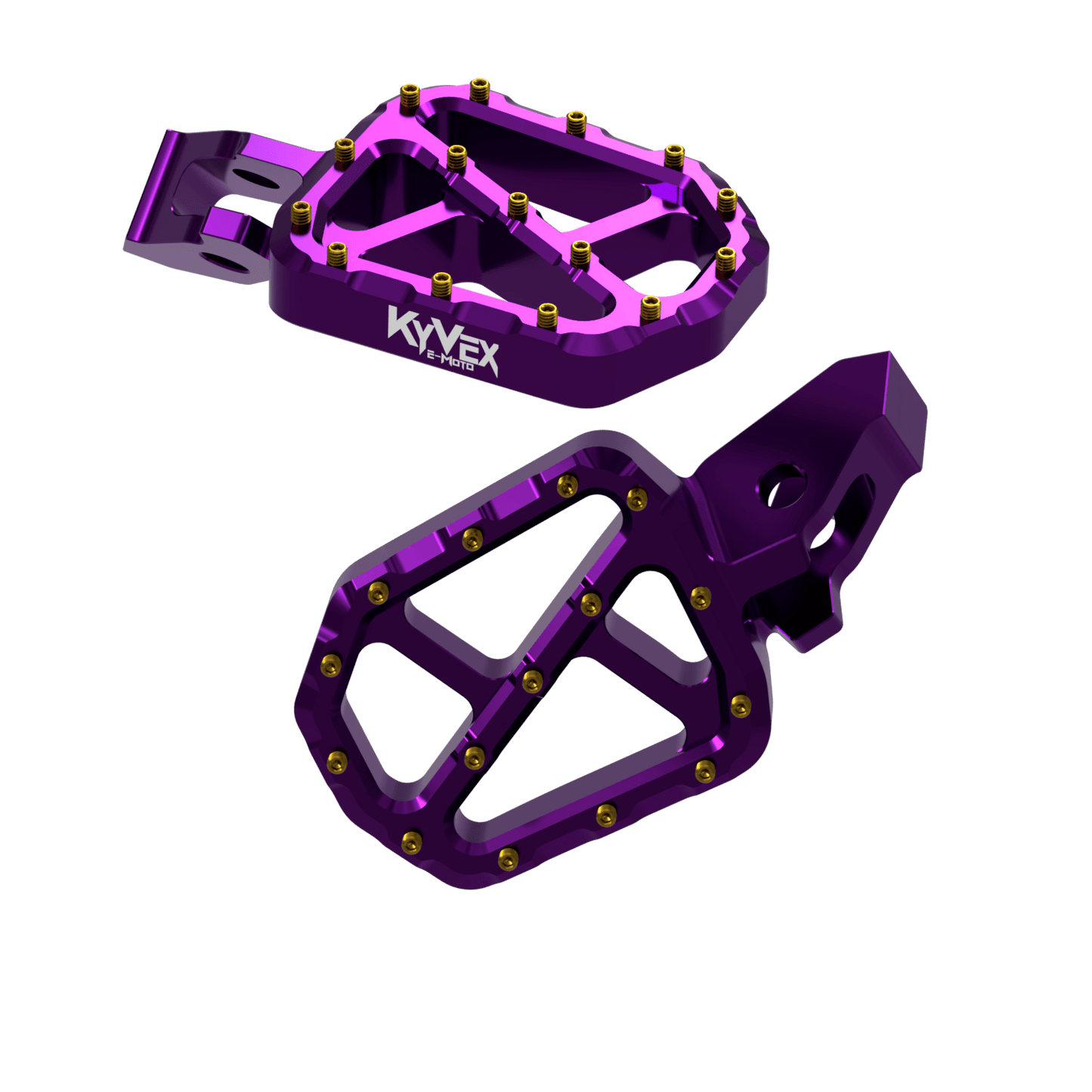 KyVex Billet Wide Foot Pegs - Ultra Bee Compatible - MXwraps