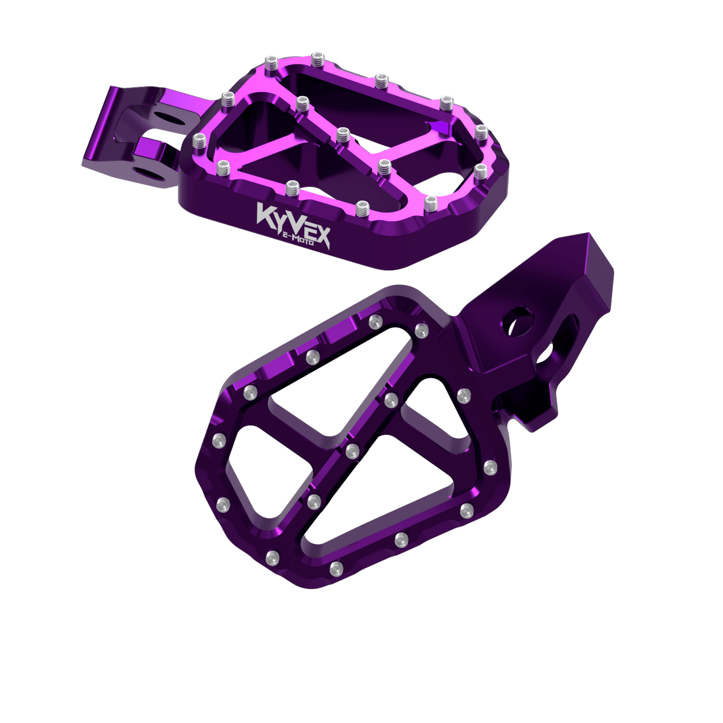 KyVex Billet Wide Foot Pegs - Ultra Bee Compatible - MXwraps