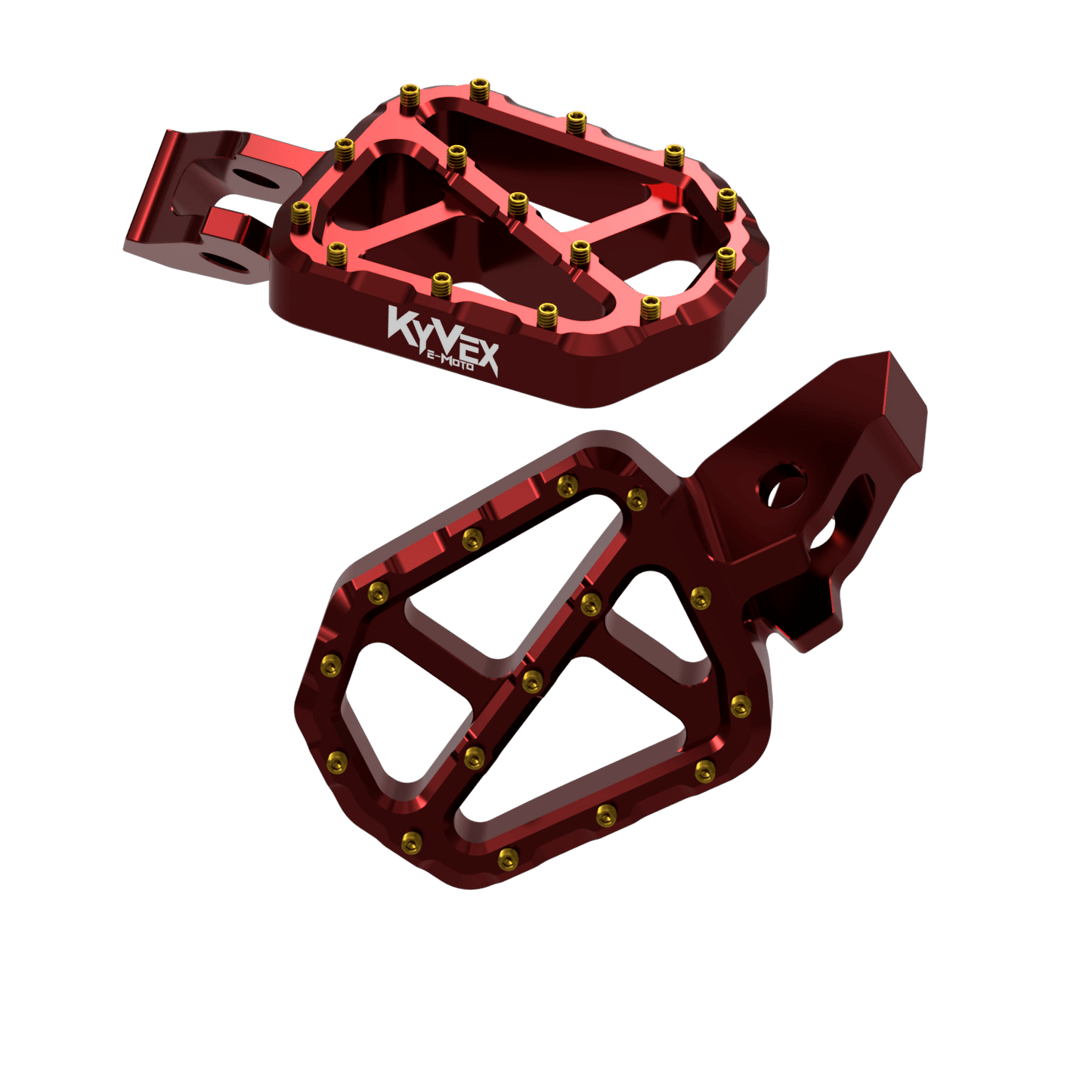 KyVex Billet Wide Foot Pegs - Ultra Bee Compatible - MXwraps