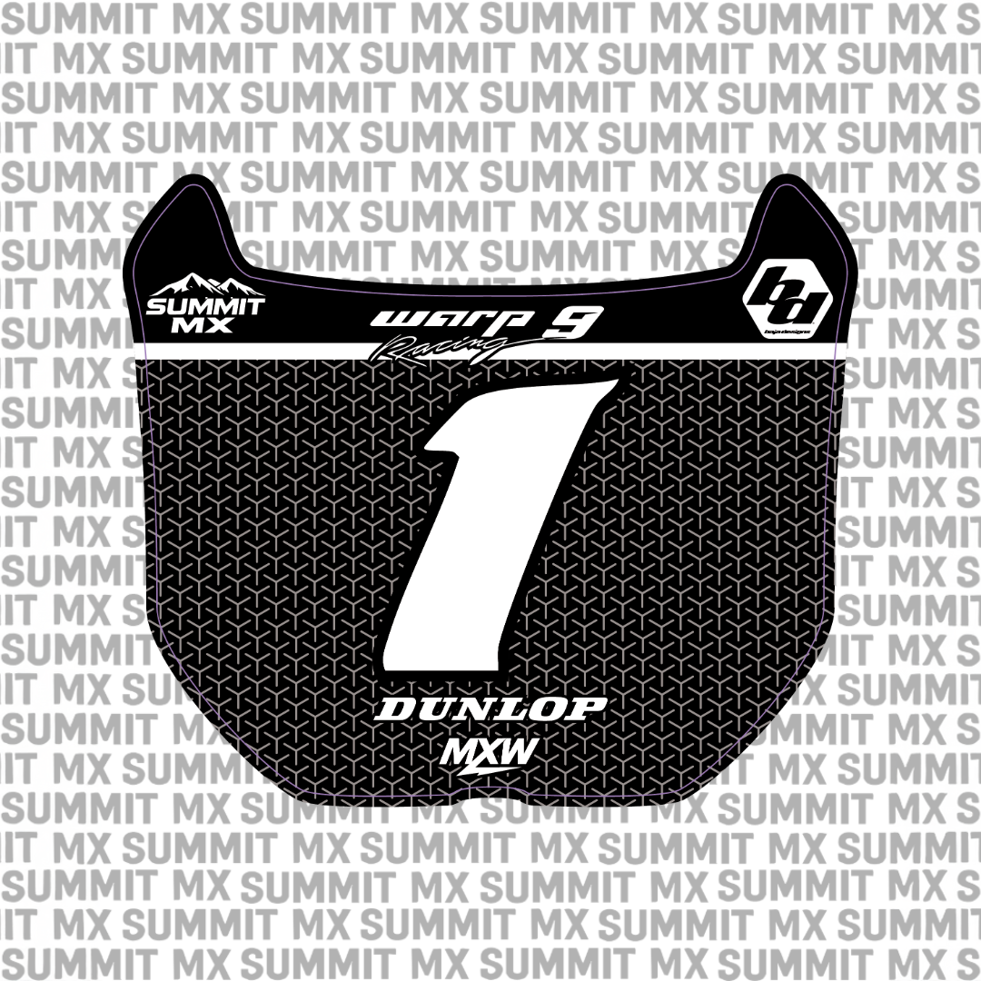 Vertex Number Plate Decal