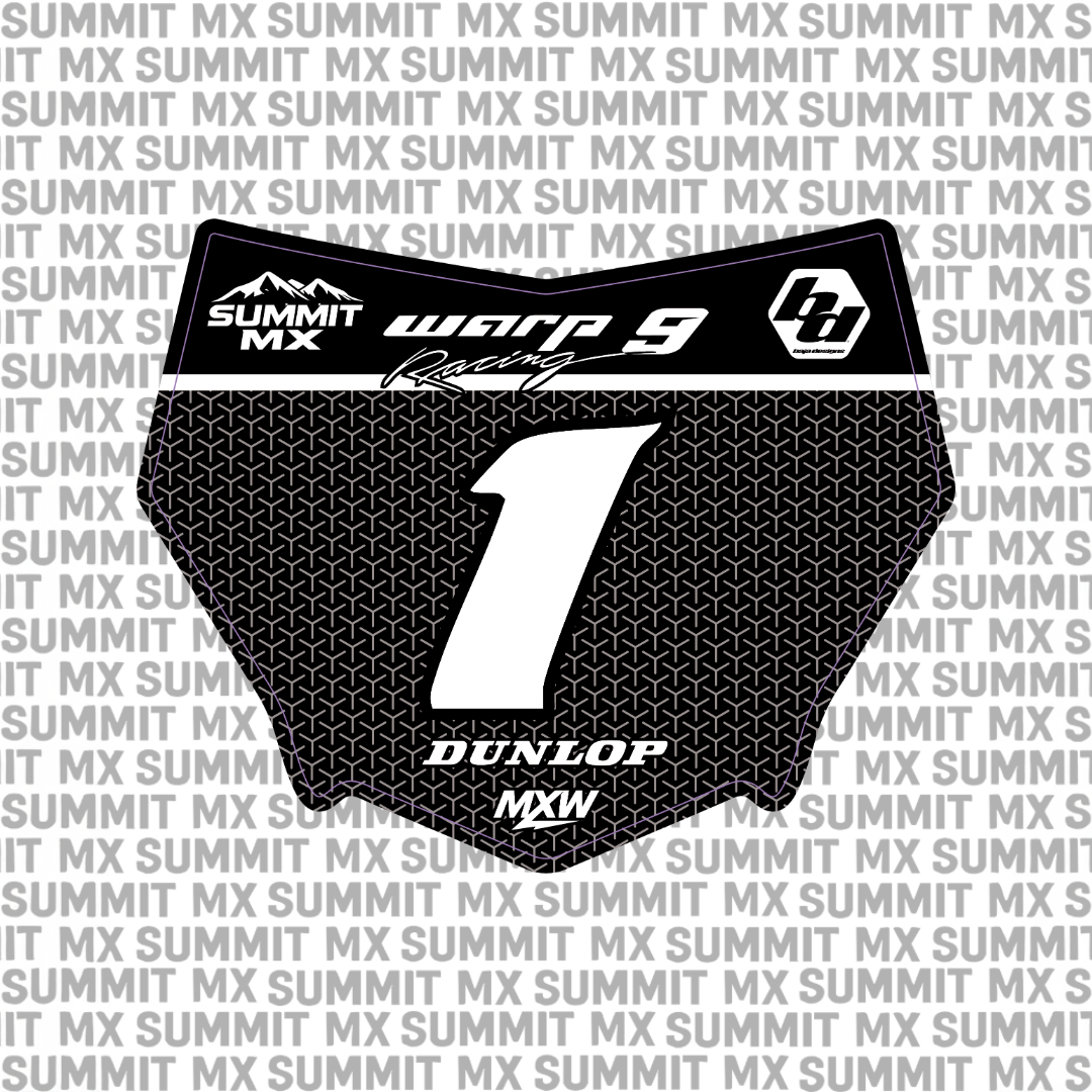 Vertex Number Plate Decal