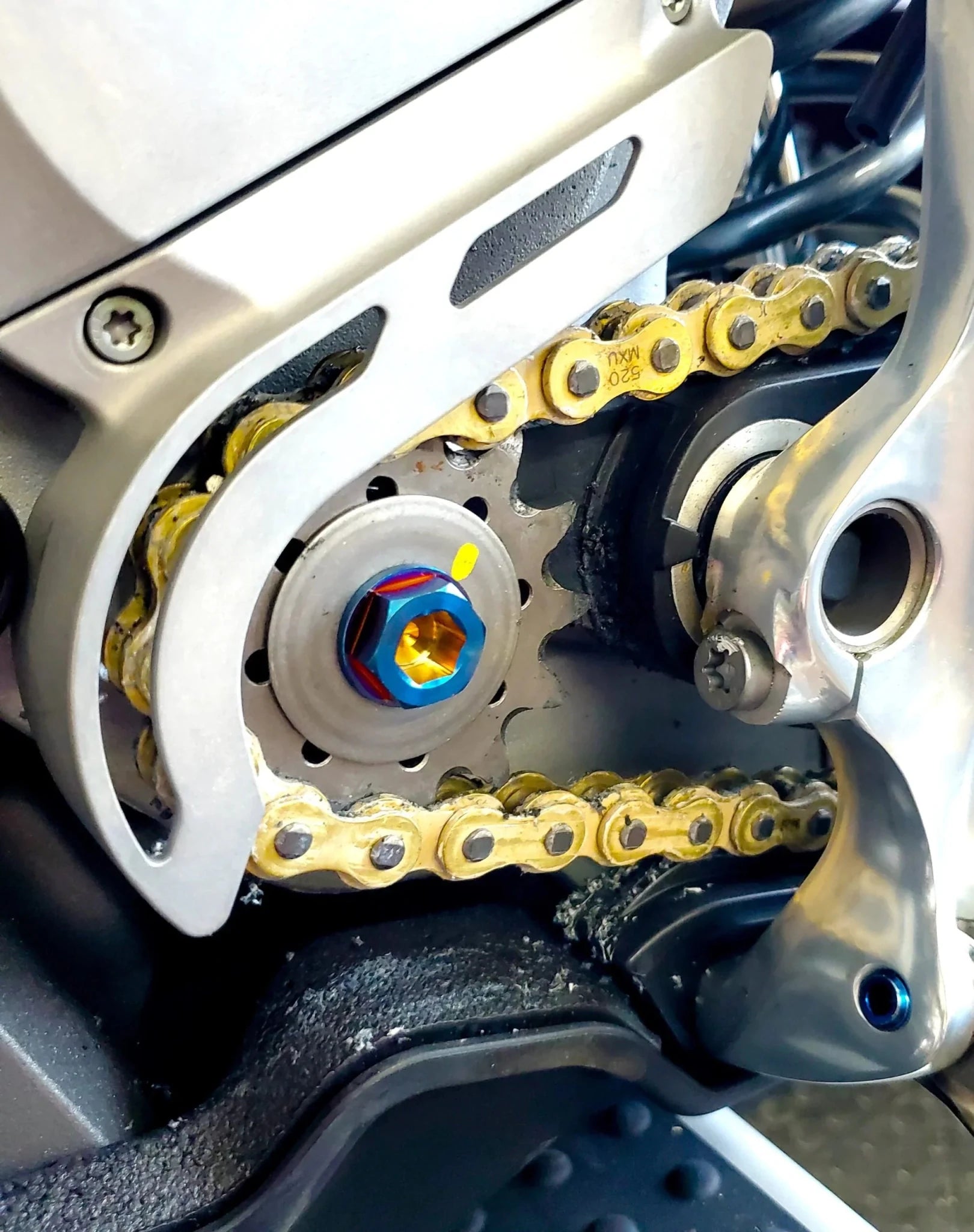 Warp 9 Gr5Ti Titanium Counter Shaft Replacement Bolt - MXwraps