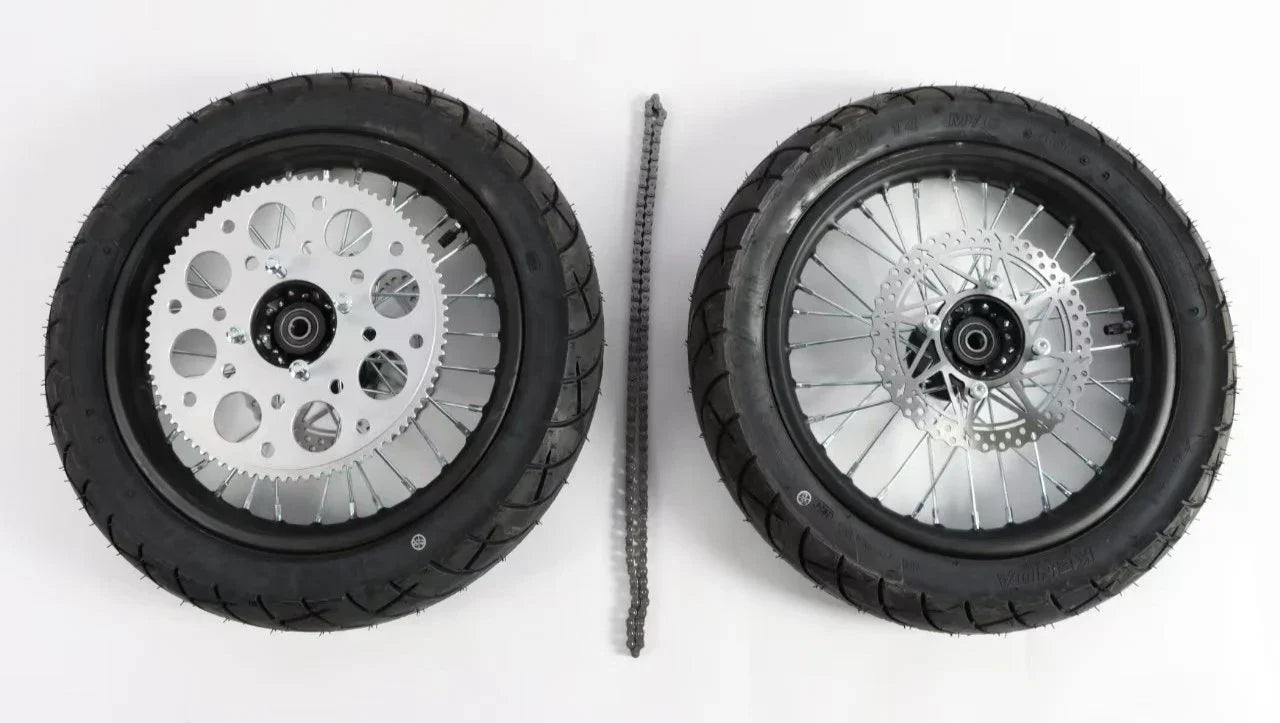 ETM RTR 14in Supermoto Wheel Set - MXwraps