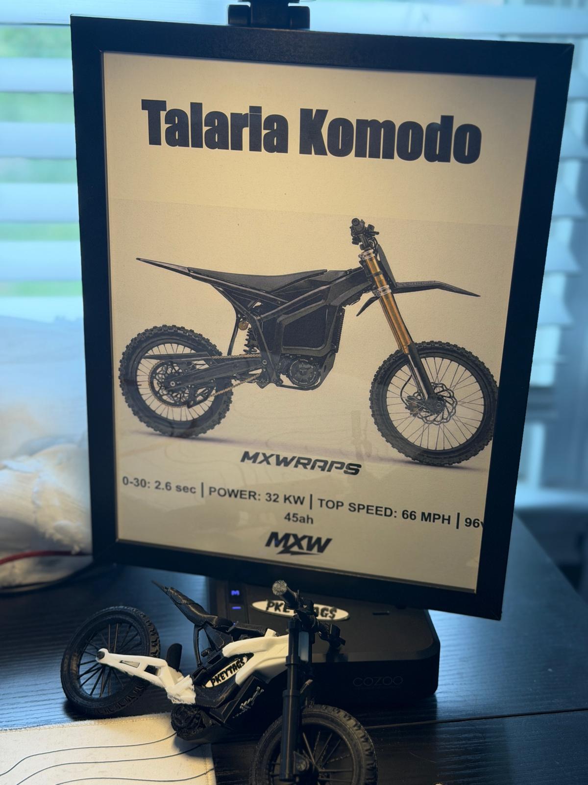 MXW Talaria Komodo Framed Poster - MXwraps