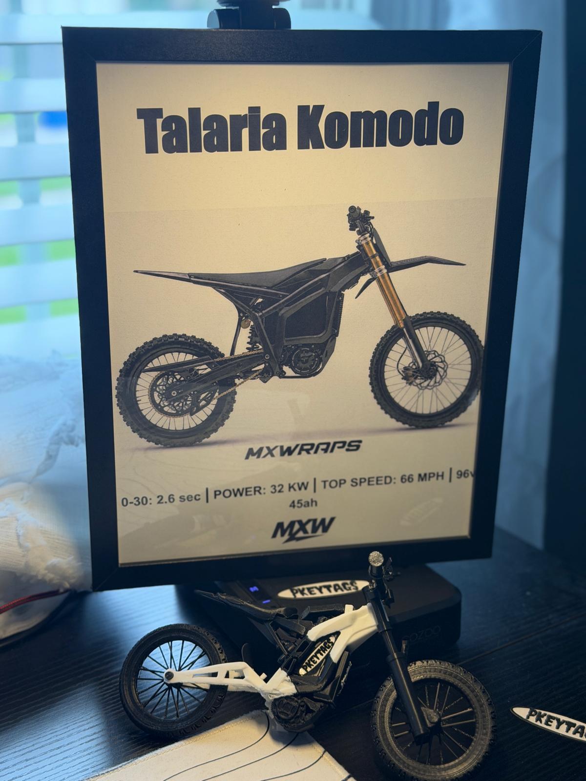 MXW Talaria Komodo Framed Poster - MXwraps