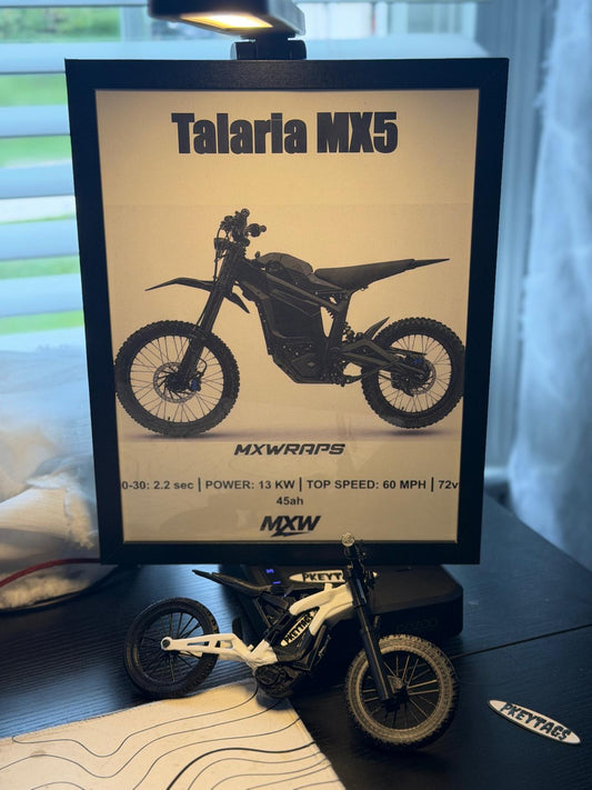 MXW Talaria MX5 Framed Poster - MXwraps