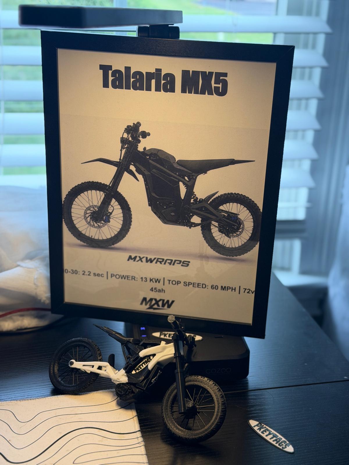 MXW Talaria MX5 Framed Poster - MXwraps