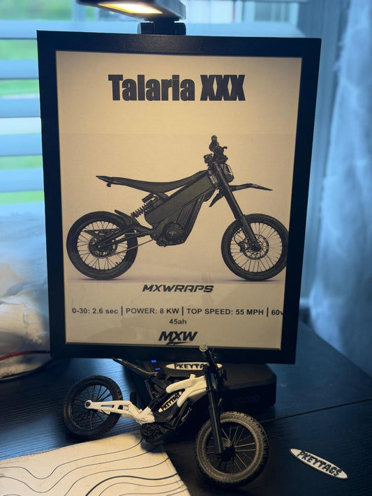 MXW Talaria XXX Framed Poster - MXwraps