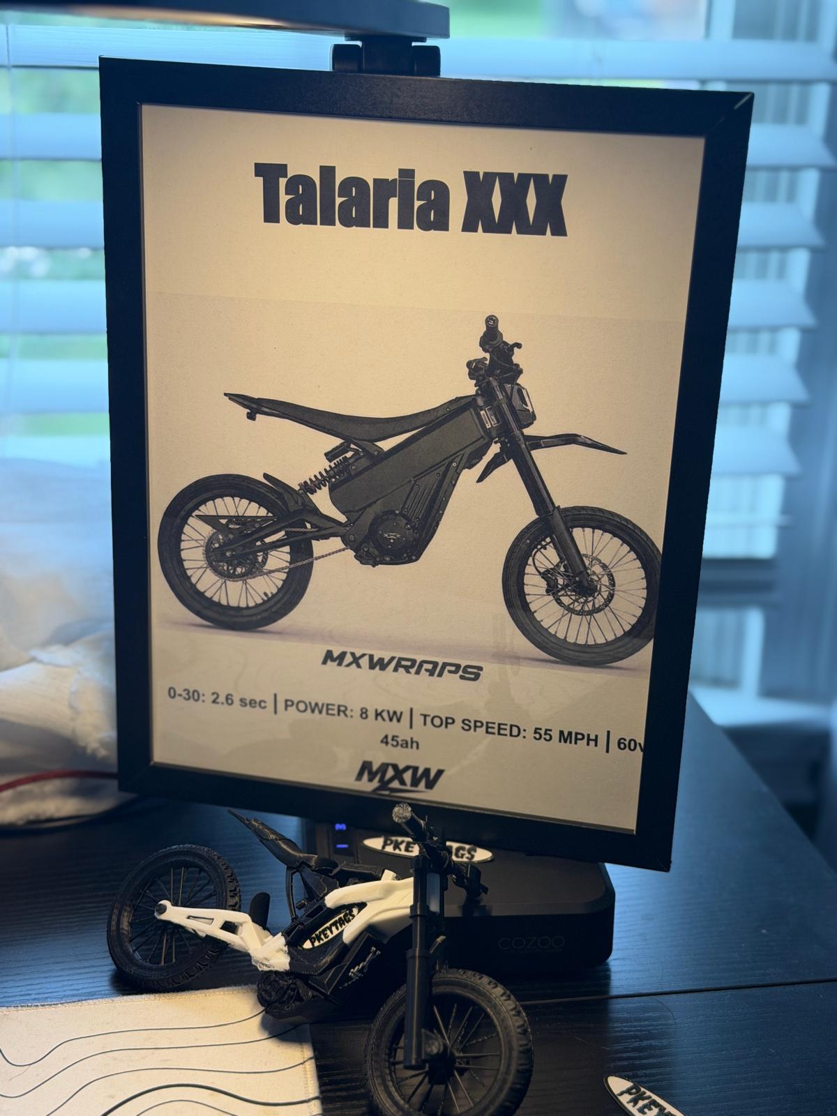 MXW Talaria XXX Framed Poster - MXwraps