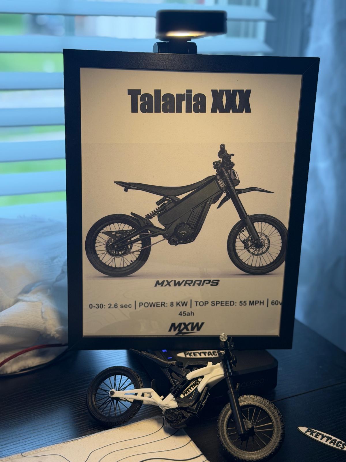 MXW Talaria XXX Framed Poster - MXwraps