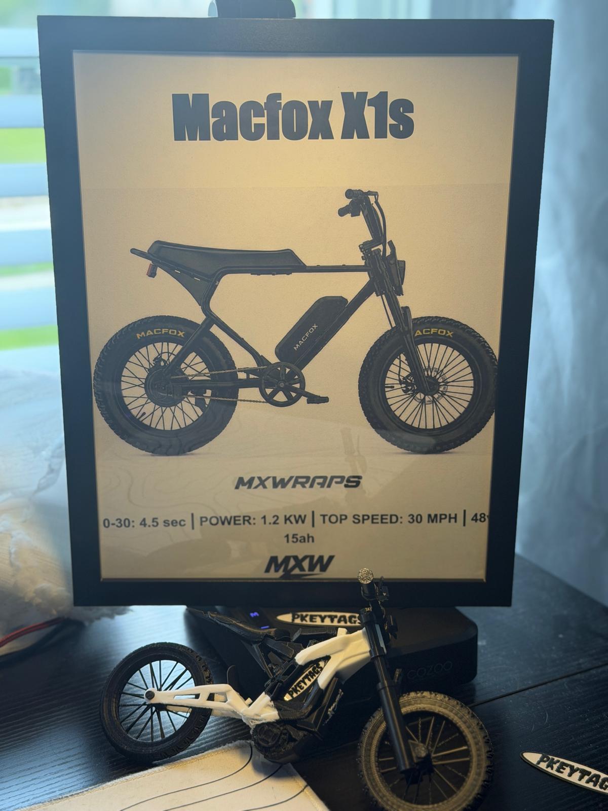 MXW MacFox X1s Framed Poster - MXwraps