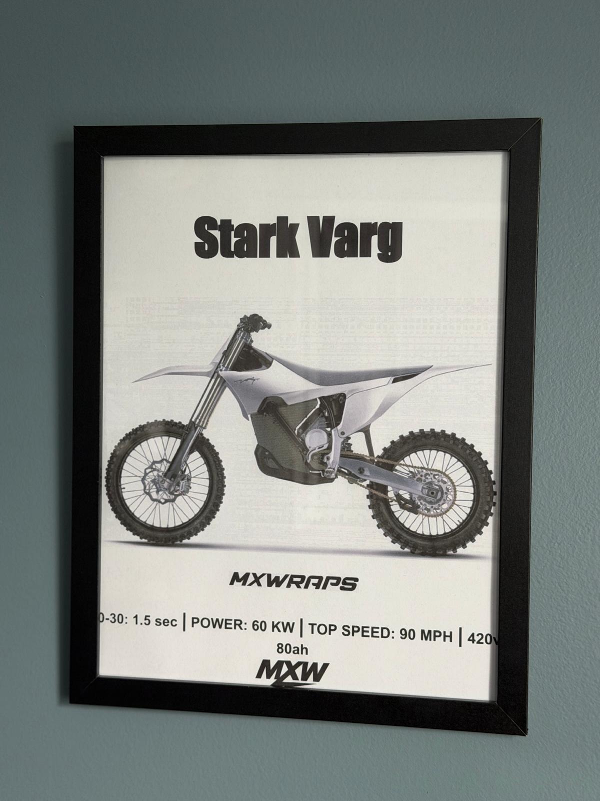 MXW Stark Varg Framed Poster - MXwraps