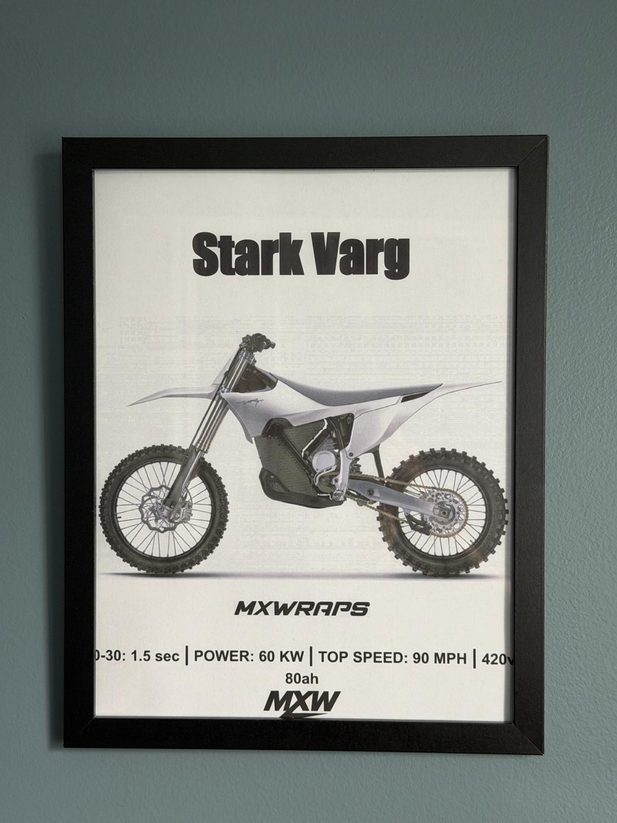 MXW Stark Varg Framed Poster - MXwraps
