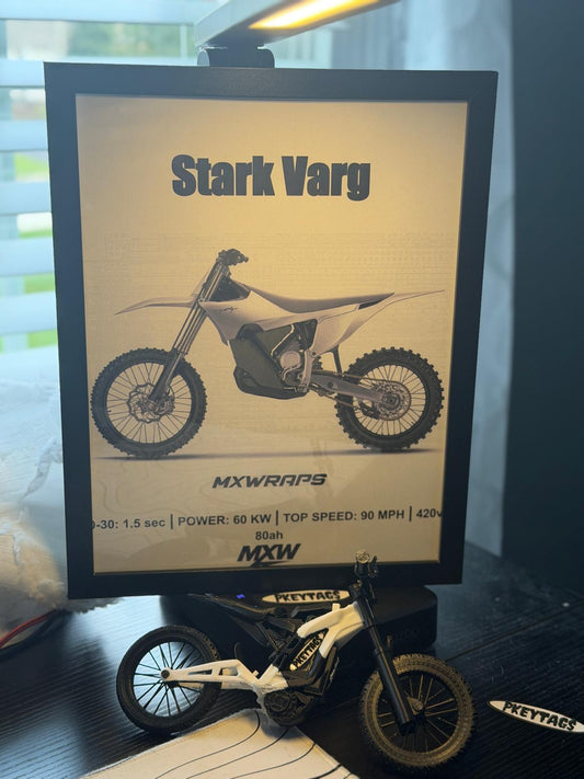 MXW Stark Varg Framed Poster - MXwraps