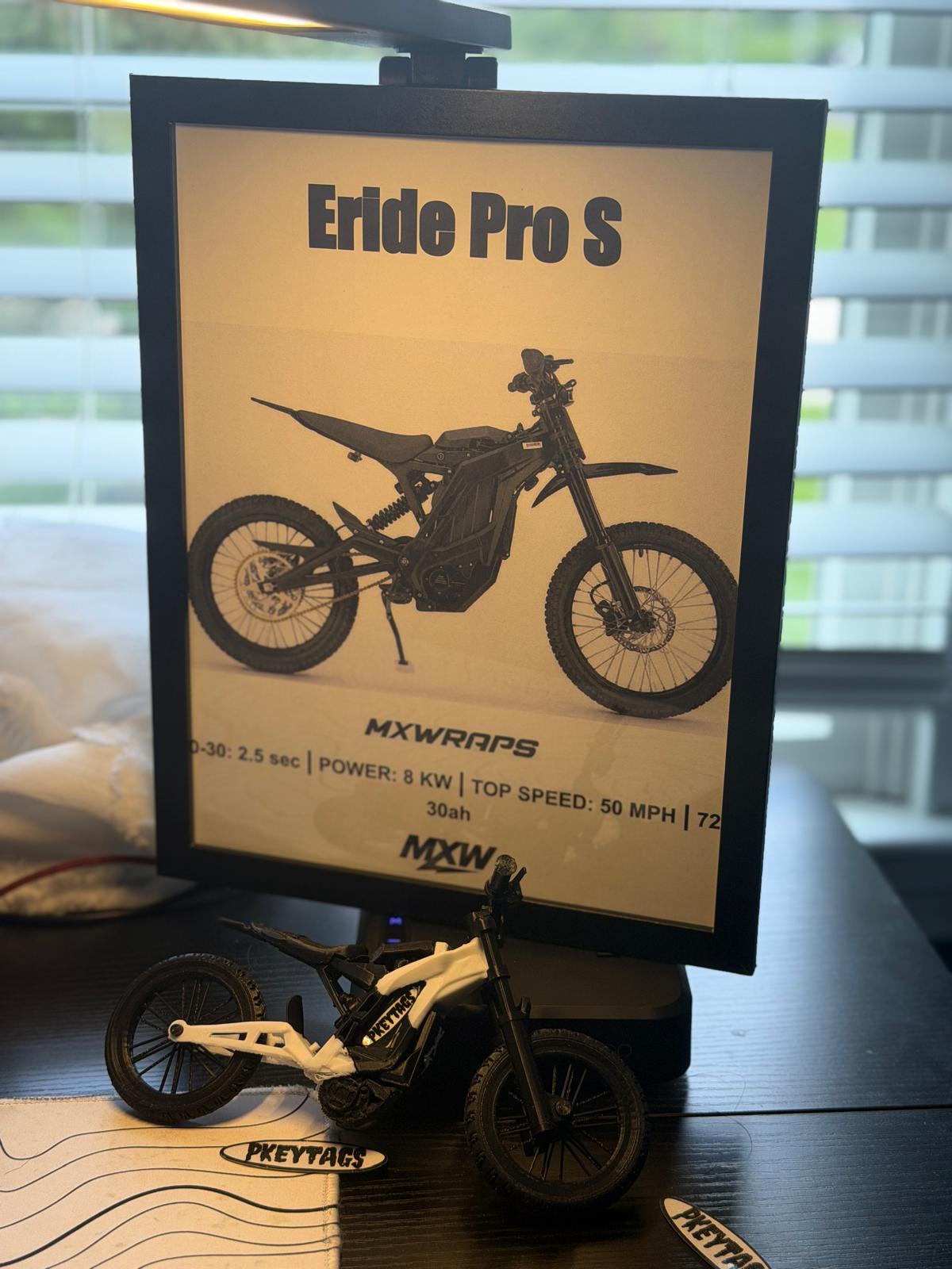 MXW Eride Pro S Framed Poster - MXwraps