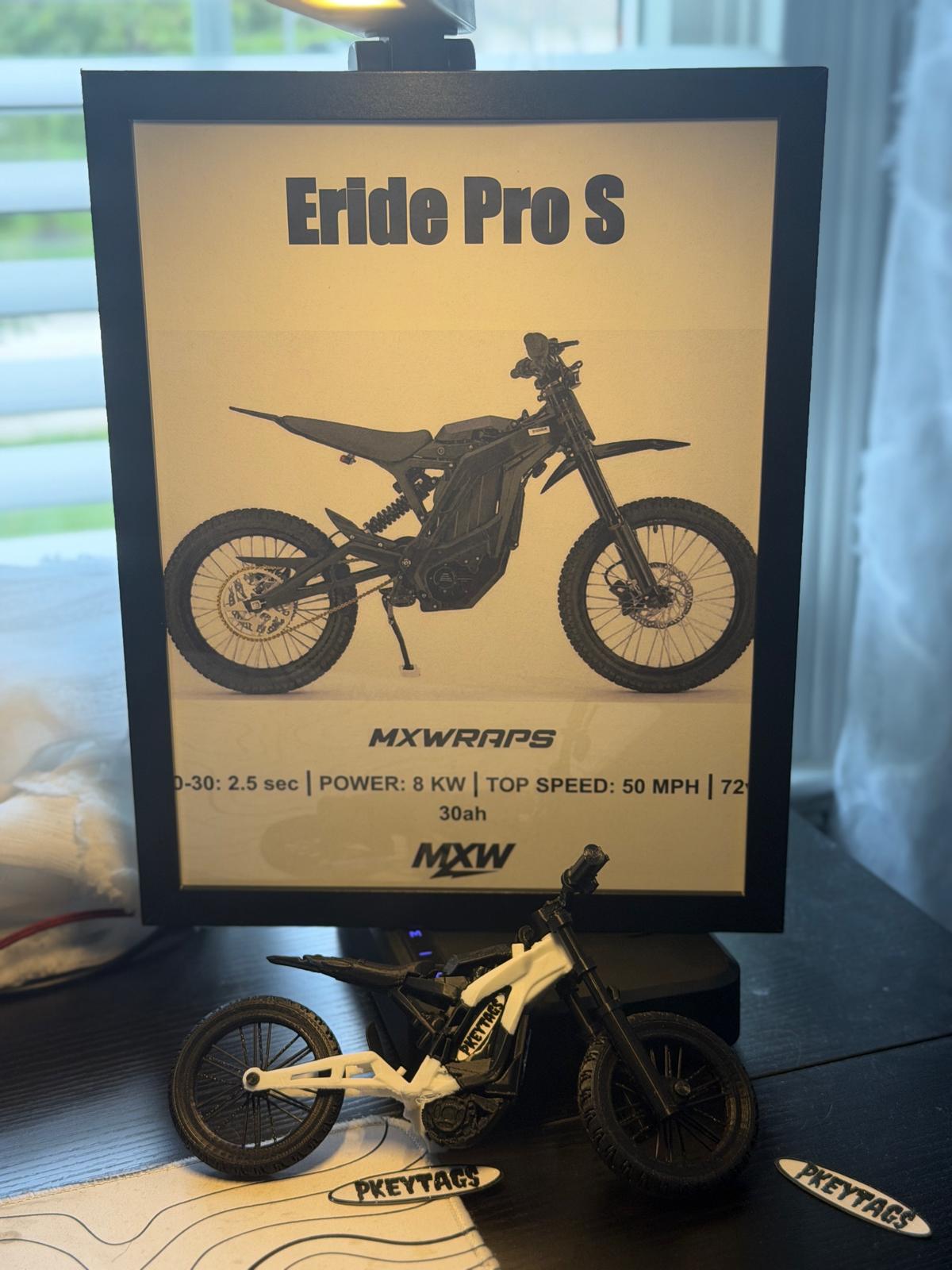 MXW Eride Pro S Framed Poster - MXwraps