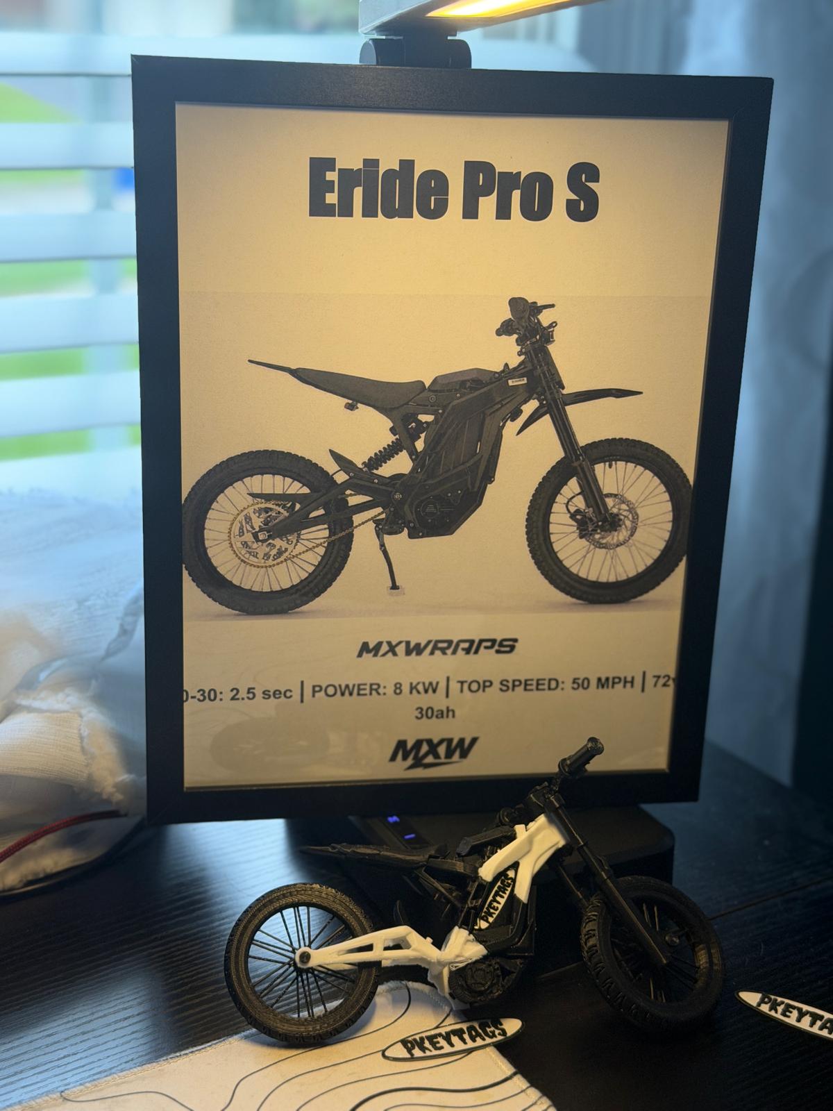 MXW Eride Pro S Framed Poster - MXwraps