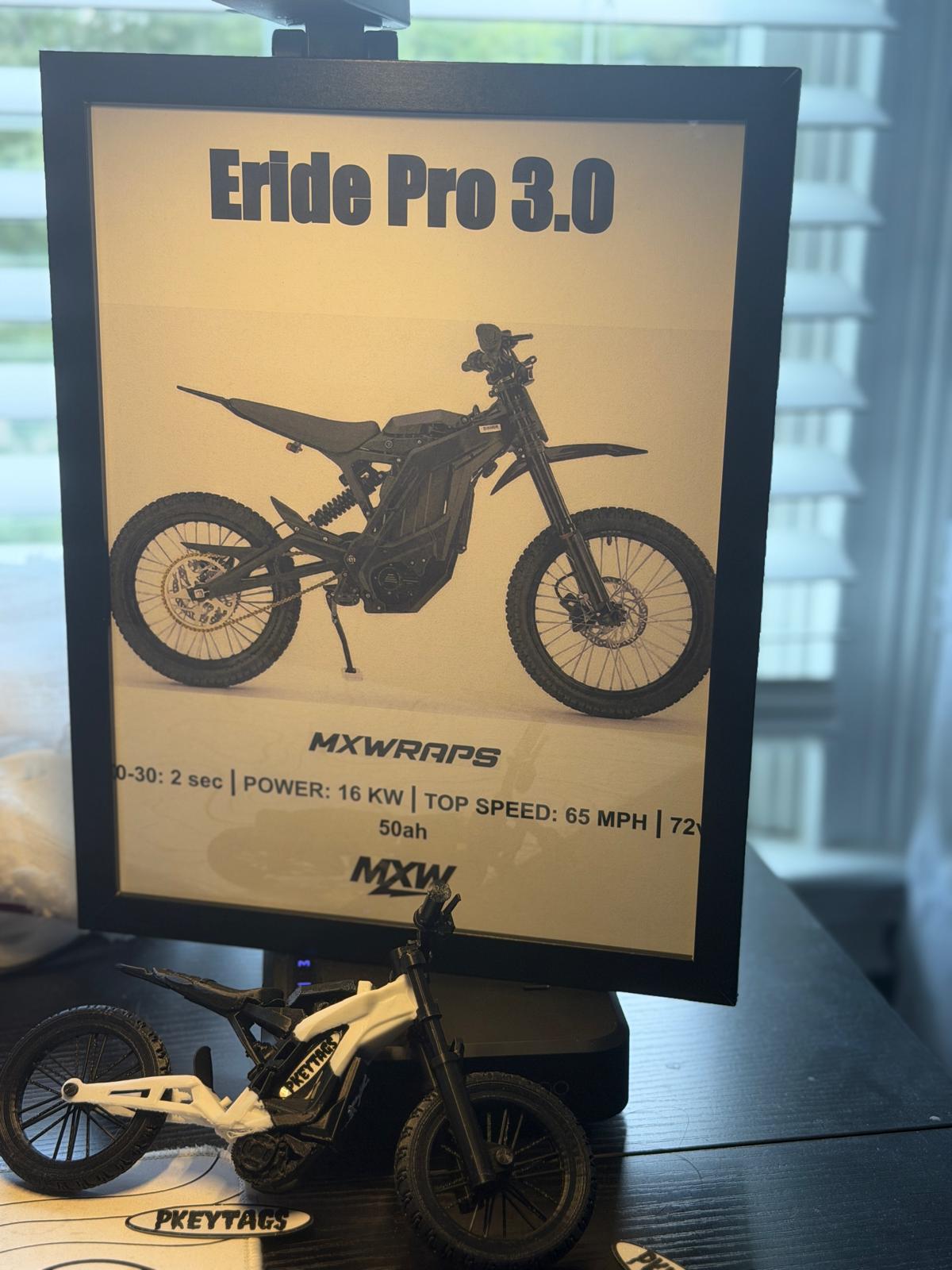MXW Eride Pro 3.0 Framed Poster - MXwraps