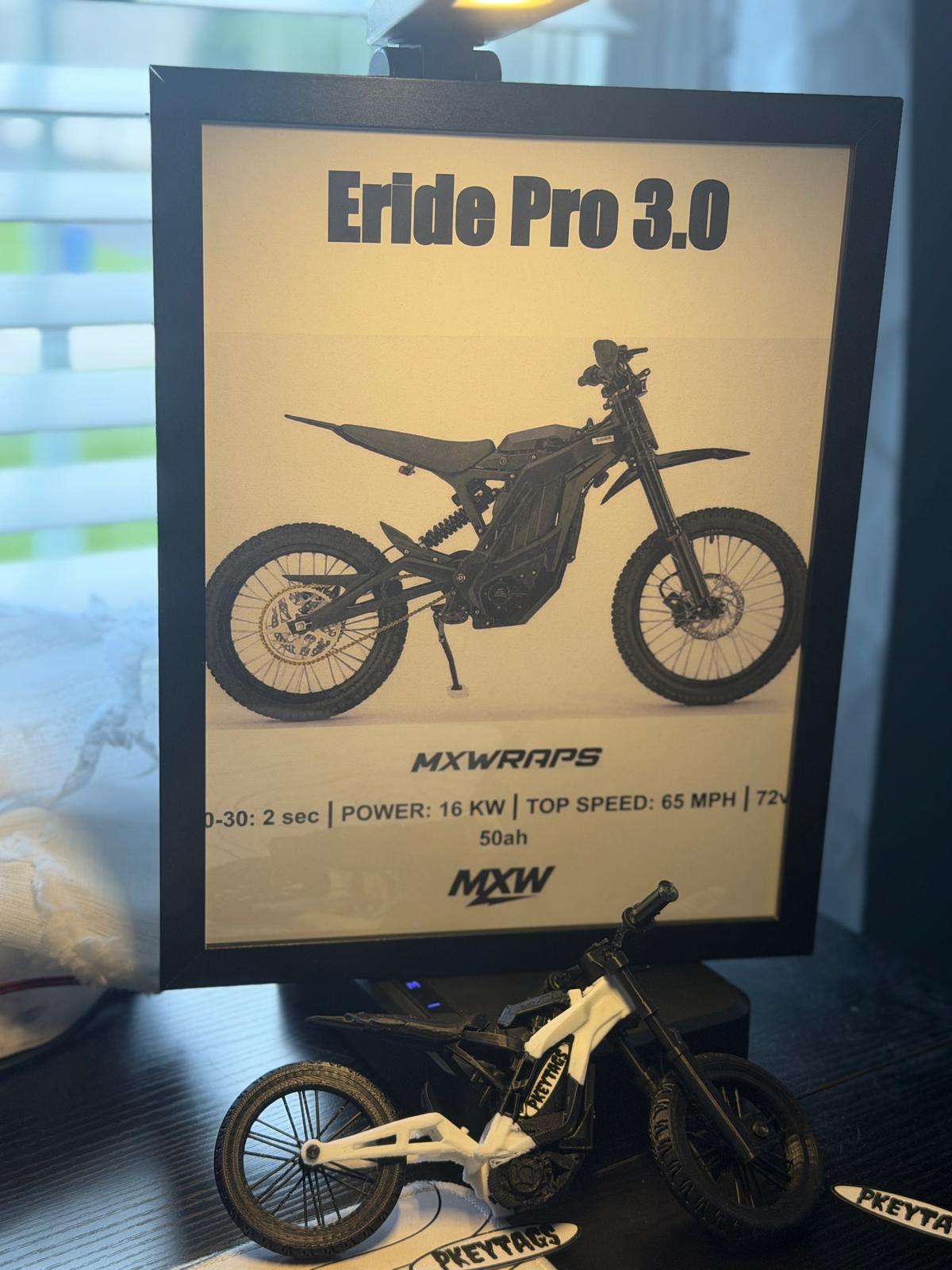 MXW Eride Pro 3.0 Framed Poster - MXwraps