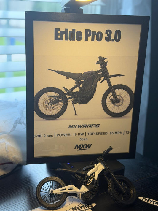 MXW Eride Pro 3.0 Framed Poster - MXwraps