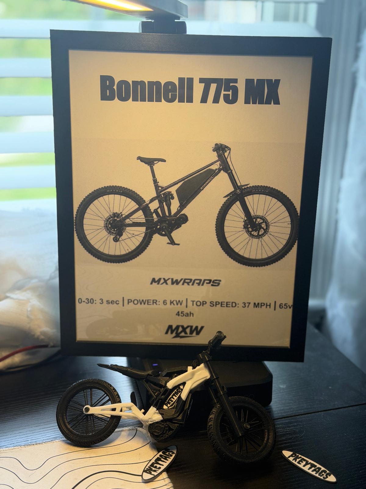 MXW Bonnell 775 MX Framed Poster - MXwraps