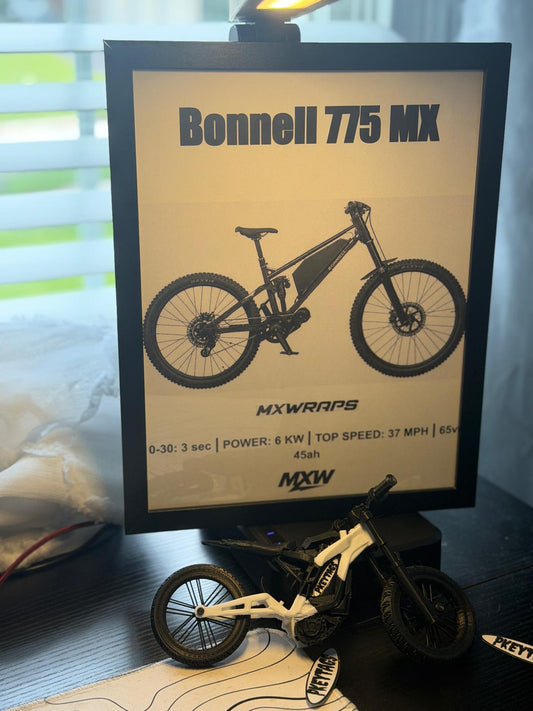 MXW Bonnell 775 MX Framed Poster - MXwraps