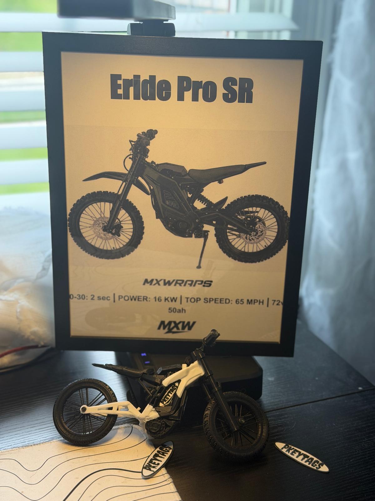 MXW Eride Pro SR Framed Poster - MXwraps