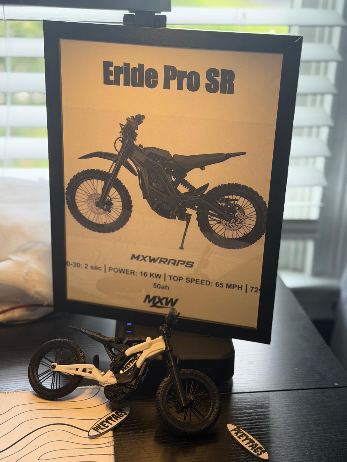MXW Eride Pro SR Framed Poster - MXwraps