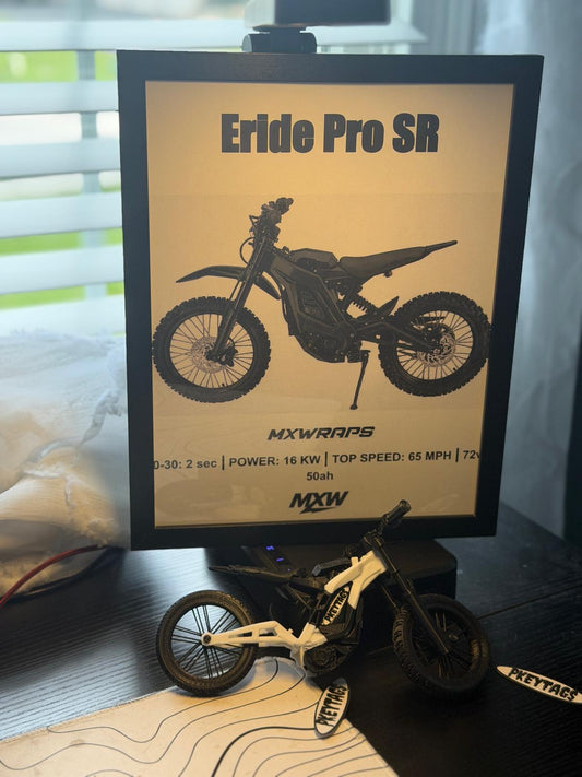 MXW Eride Pro SR Framed Poster - MXwraps