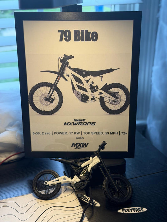 MXW 79 Bike Falcon GT Framed Poster - MXwraps