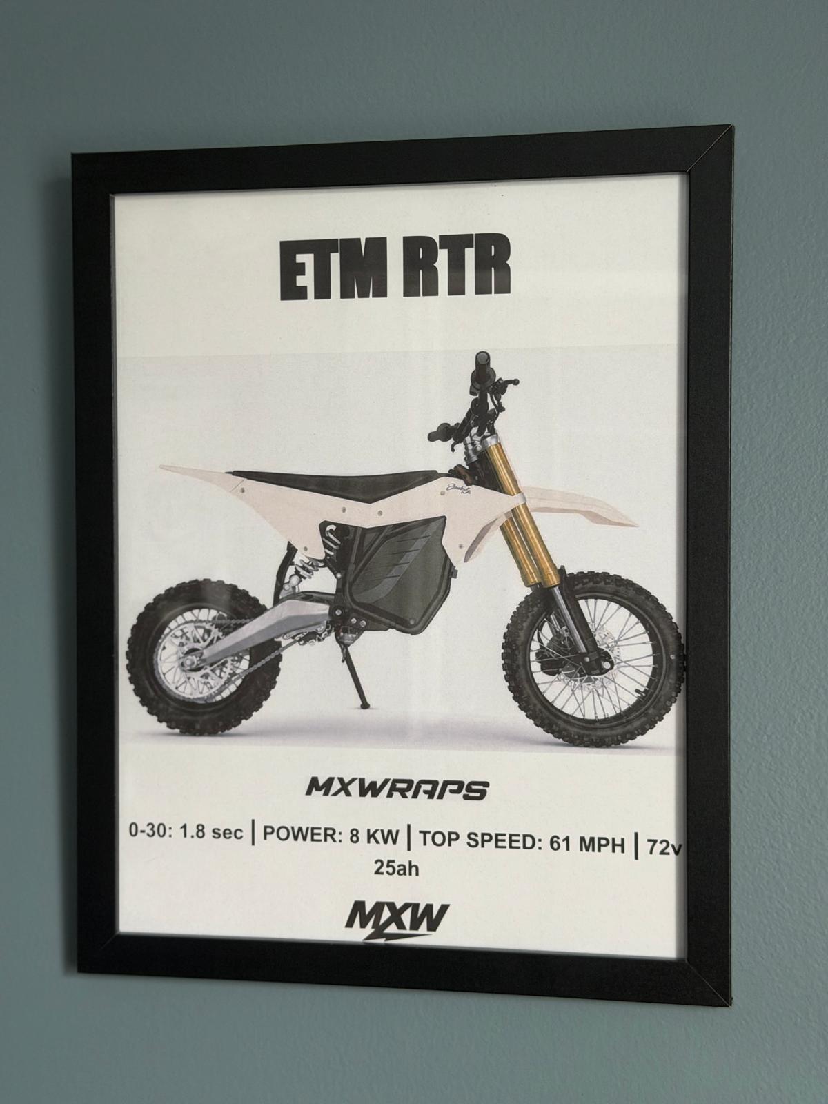 MXW ETM RTR Framed Poster - MXwraps