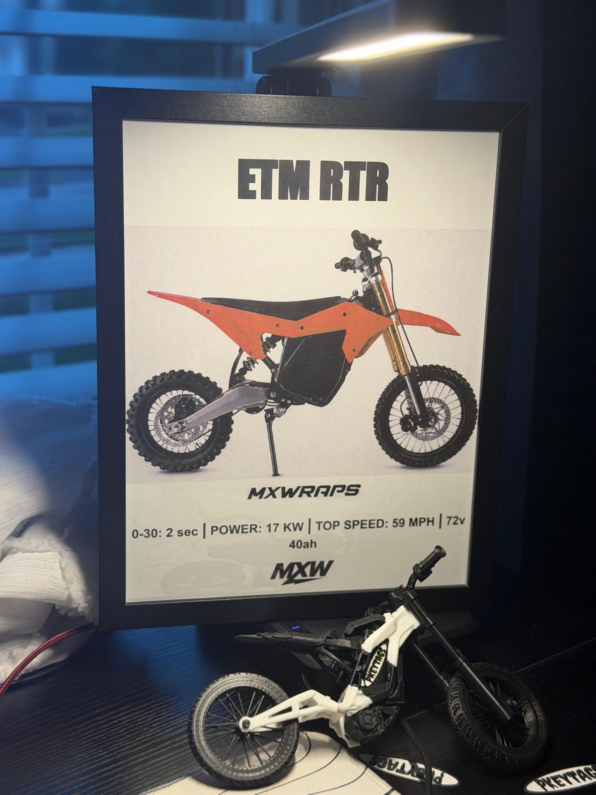MXW ETM RTR Framed Poster - MXwraps